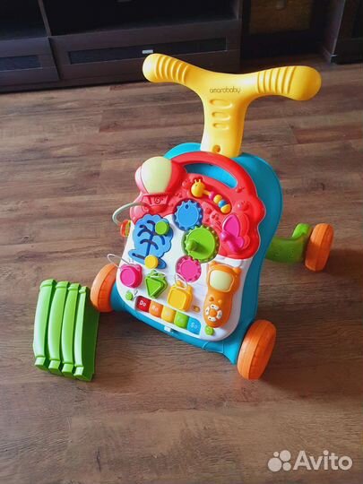 Ходунки каталка 3 в 1 Amarobaby