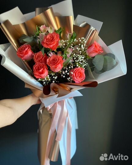 Букеты гиганты/цветы/доставка