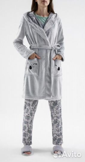 Домашний флисовый халат Коала, новый, Funday, р.44