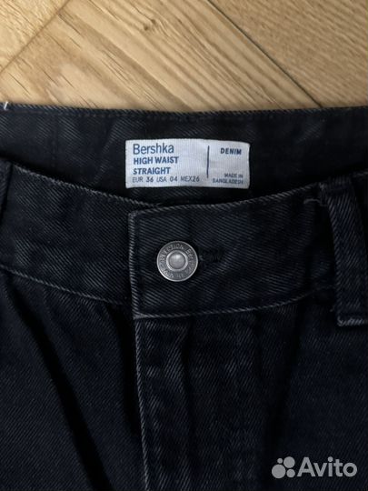 Джинсы женские bershka черные