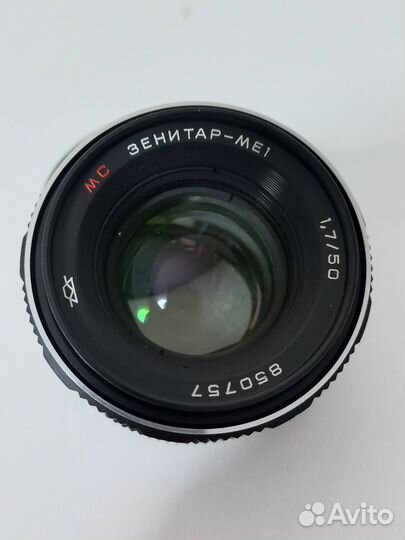 Объектив мс Зенитар-ме1 50mm f/1.7 М42 + Зенит-18