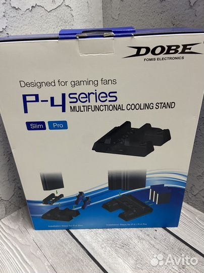 Подставка с охлаждением и зу для ps4+доставка