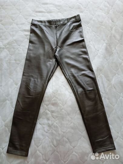 Брюки кожаные