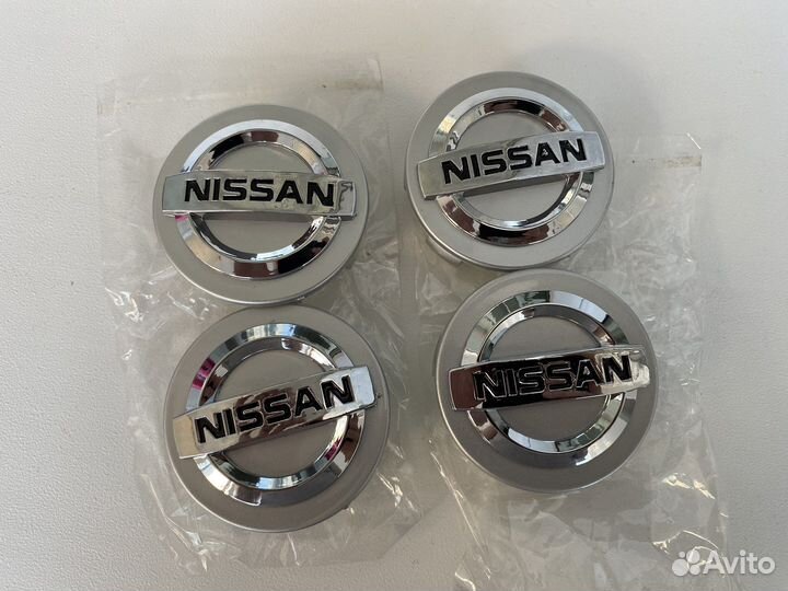 Колпачки на литые диски nissan