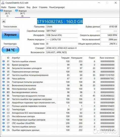 Жесткие диски 2.5