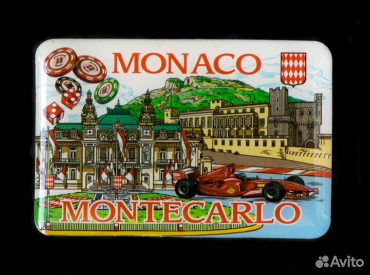Италия Франция Монако Канны магнит на холодильник