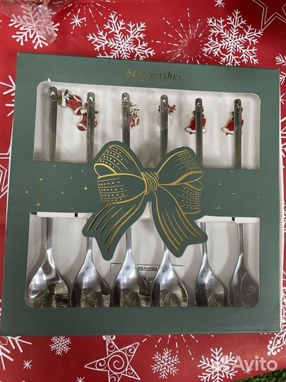 Чайные ложечки подарочные новогодние