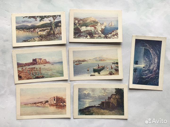 Старинные почтовые открытки Италия
