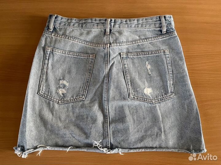 Юбка джинсовая мини H&M