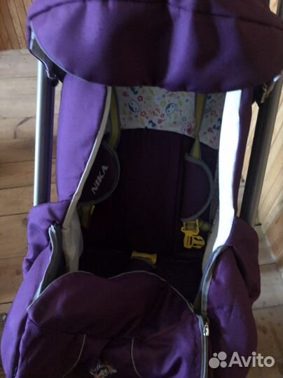 Детские зимние санки коляска фирмы Ника