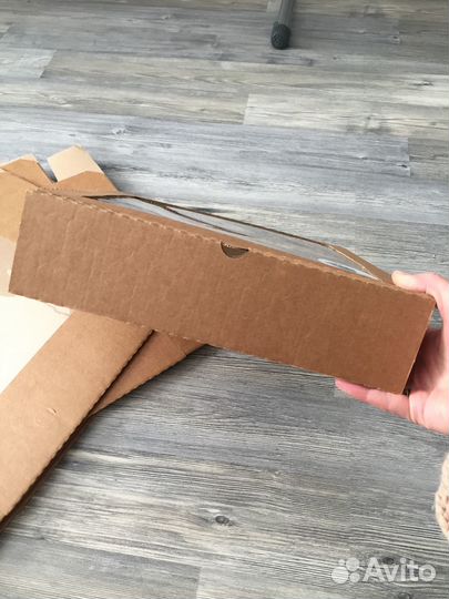 Крафт коробки с окошком