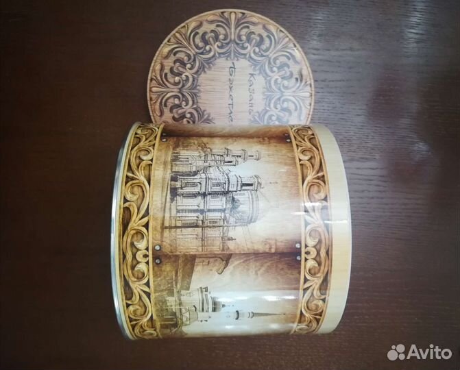 Коробка контейнер жестяная новая