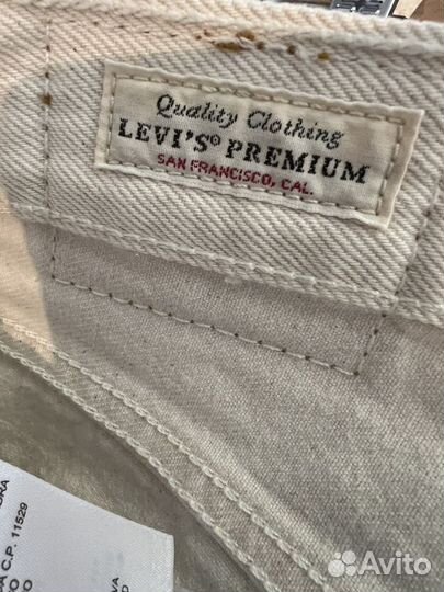 Джинсы levis 501 premium оригинал новые 27