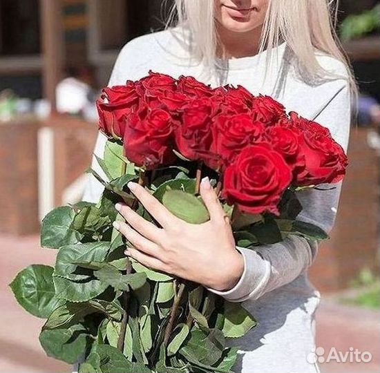 Высокие розы Букеты с доставкой