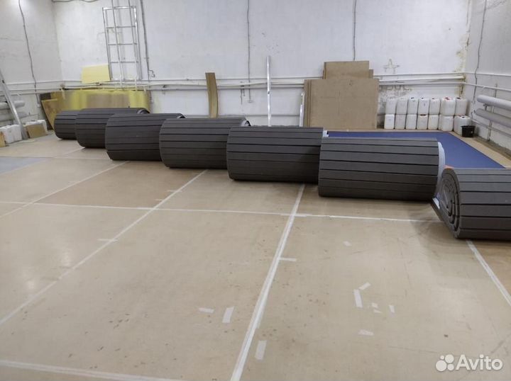 Ролл маты для гимнастики с ворсом