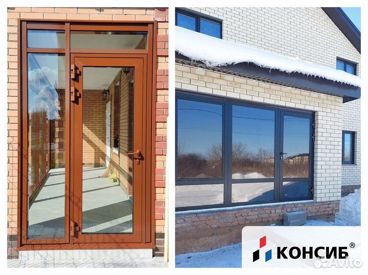 Алюминиевые развижные двери под заказ