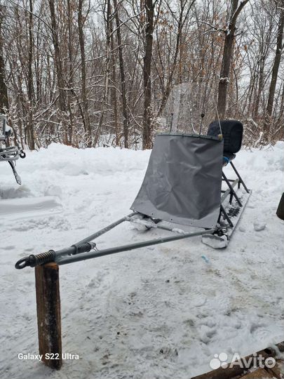 Сани пассажирские для снегохода бу
