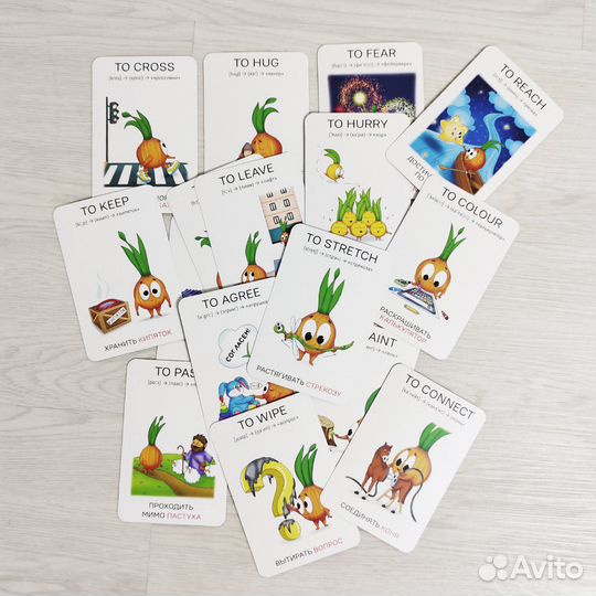Английские карточки для детей