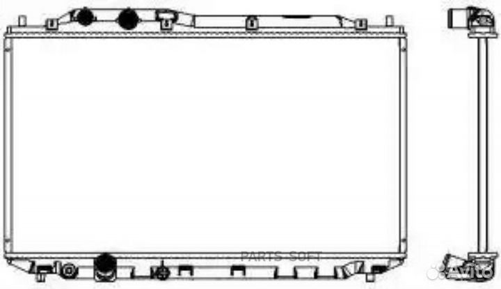 Радиатор охлаждения Хонда Цивик 2005