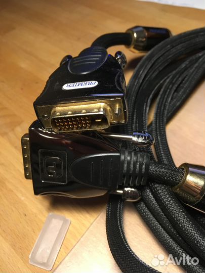 Кабель DVI-DVI 5М Premier