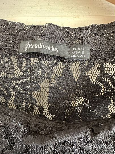 Кружевной топ stradivarius