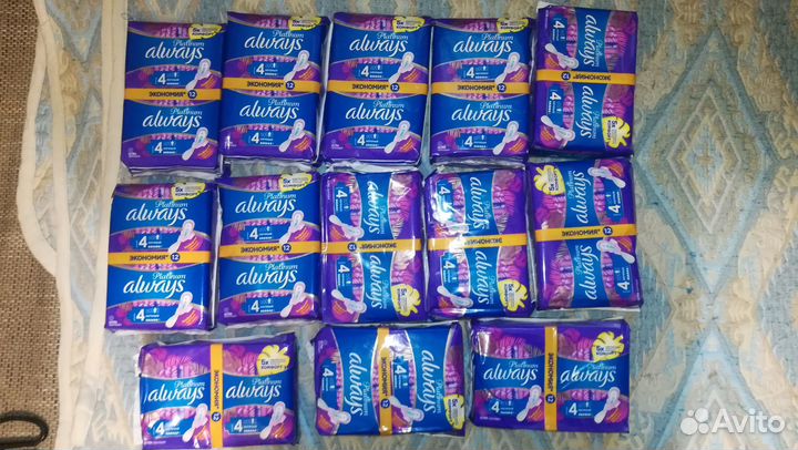 Прокладки Always Platinum Размер 2 3 4 5 6 Большие