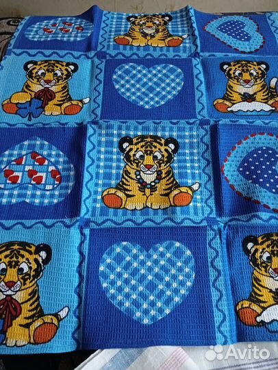 Вафельная ткань СССР, для полотенец