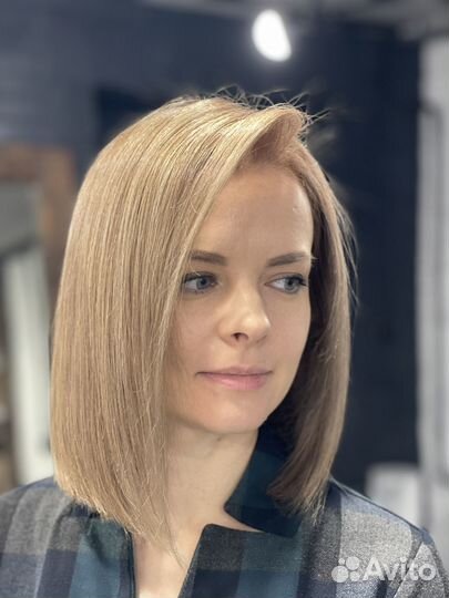 Модель на окрашивание и стрижку