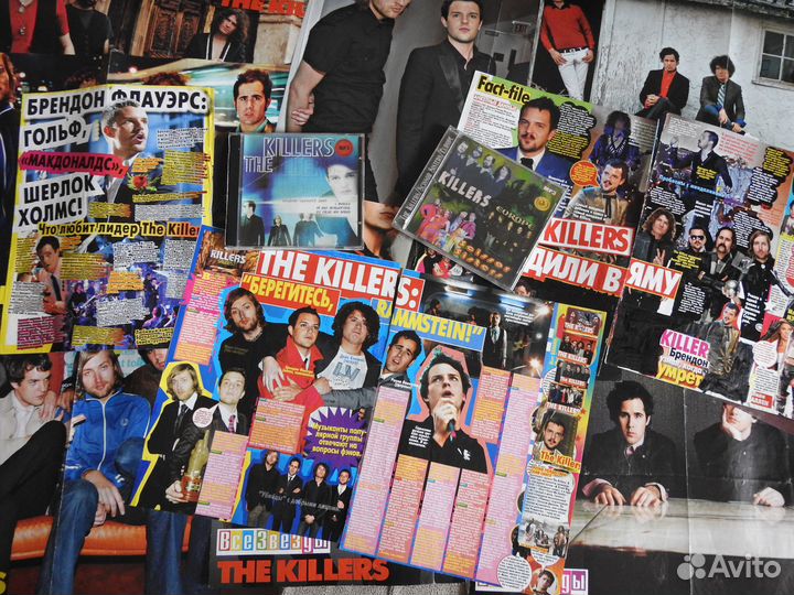 The Killers, коллекция плакаты, диски, интервью