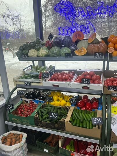 Готовый бизнес Фрукты овощи