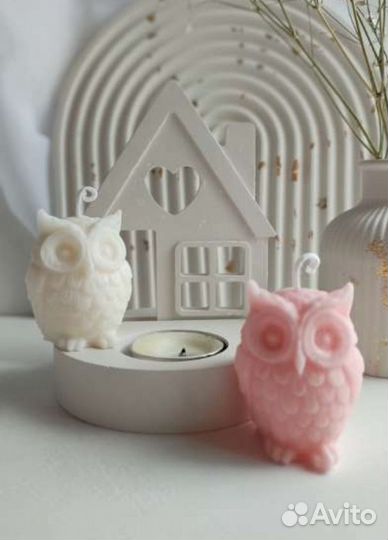 Молд силиконовый «Совёнок» 5х5,5 см