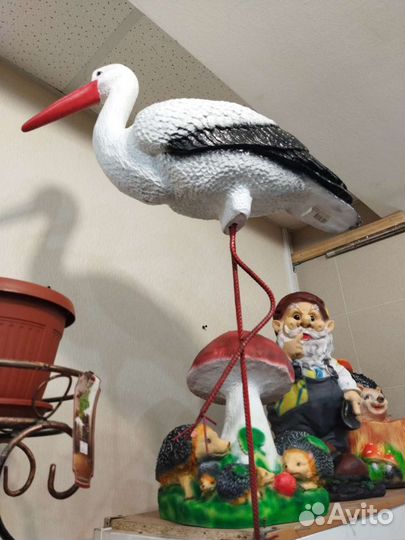 Садовые фигурки полистоун