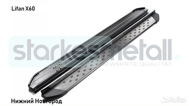 Подножки Lifan X60 Style