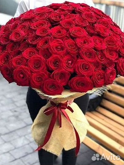 Букет роз 101 роза 51 роза