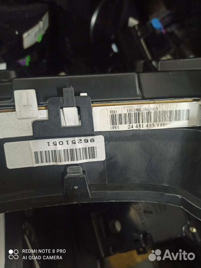 Opel Astra G Панель приборов 24451493 TH