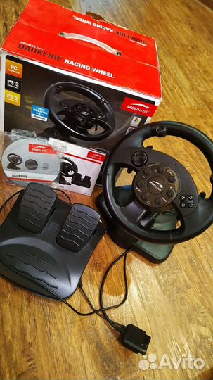 Руль с педалями Speedlink