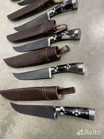 Нож узбекский (пчак рог цветной)