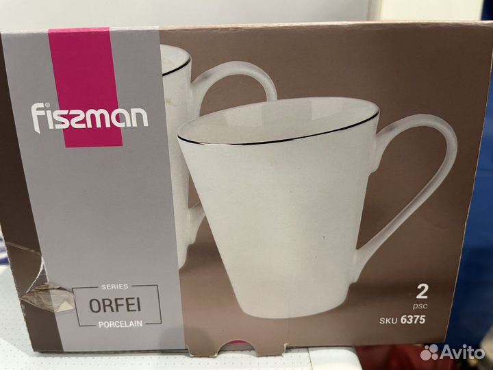 Чайные кружки фарфор Бренда Fissman