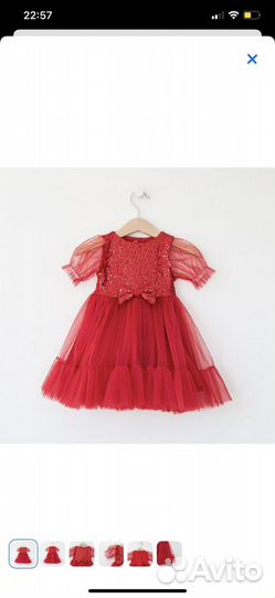 Платье для девочки 68 74