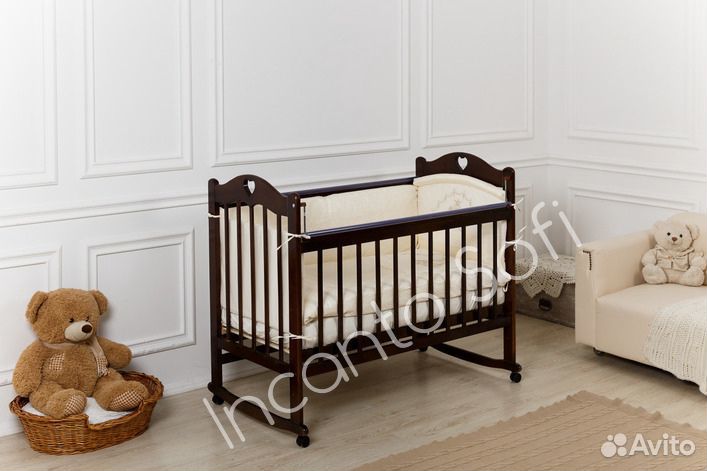 Кроватка качалка+колеса Incanto Sofi