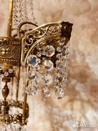 Люстра антикварная дворцовая, Россия XIX стиль мод
