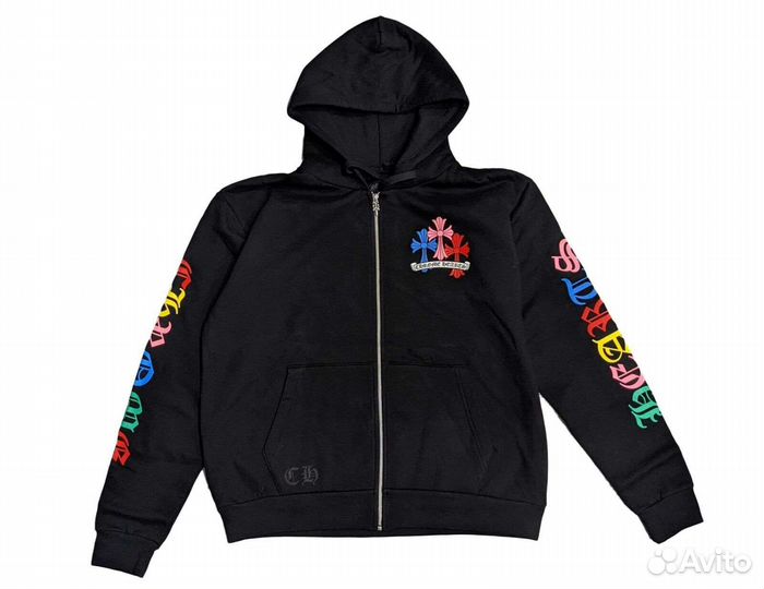 Зип худи chrome hearts