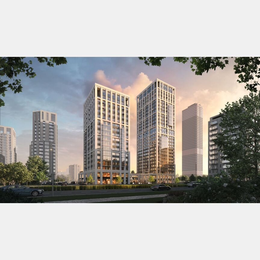 1-к. квартира, 54 м², 5/29 эт.