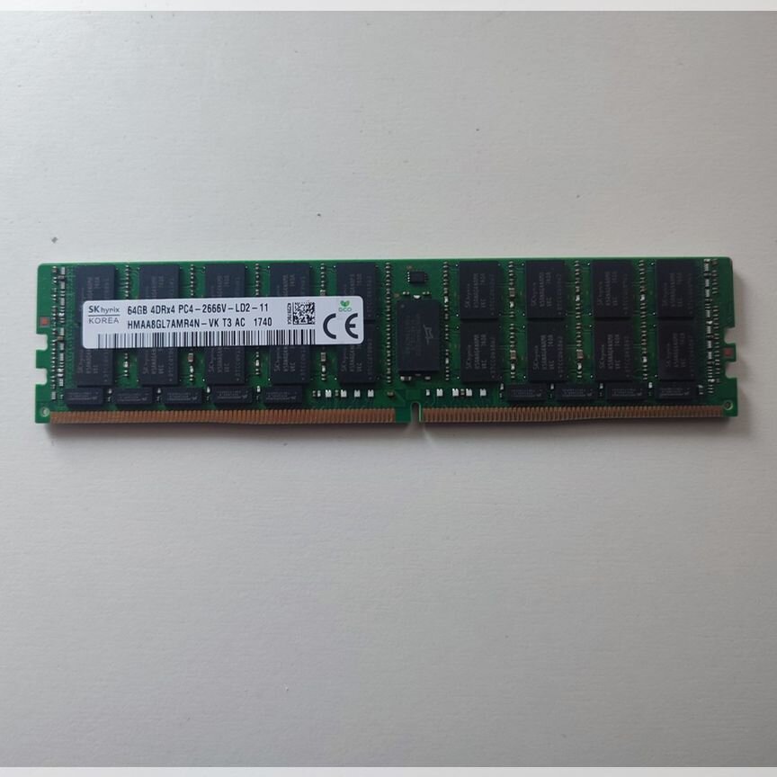 [HMAA8GL7AMR4N] 64 Gb 2666 Mhz 4drx4 Lrdimm Sk Hynix, Склад 1 Шт