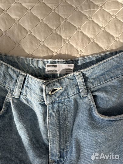 Джинсы bershka карго Eur 36