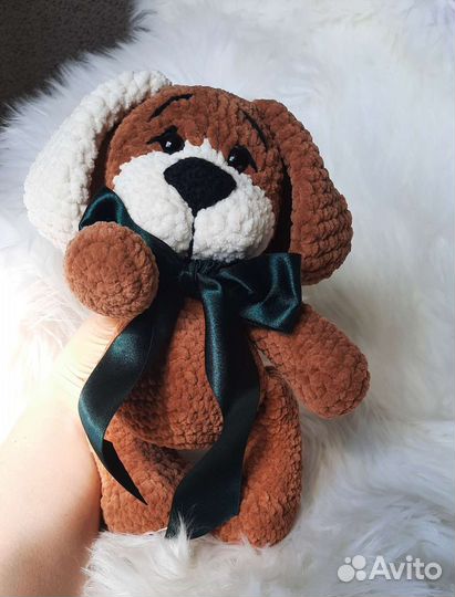 Плюшевая игрушка собака 23 см