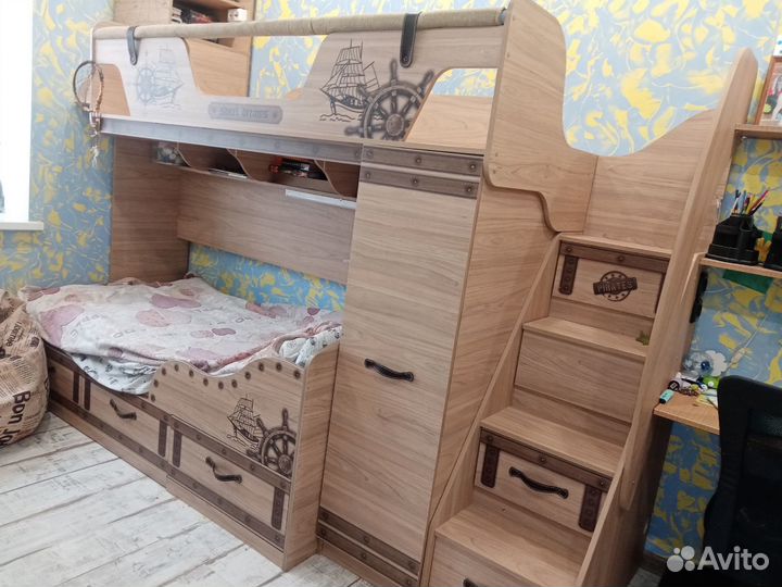 Детская кровать чердак