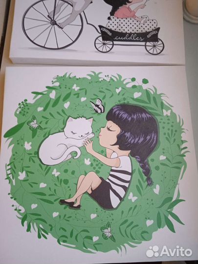 Картина 30*30 набор из 3 штук. Подарок