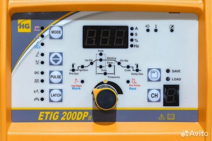 Аппарат аргонно-дуговой сварки Hugong etig 200DP III 041202