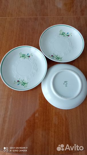 Блюдца (остатки сервиза)